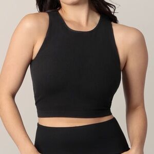 Bamboo Women's Nursing Black Top